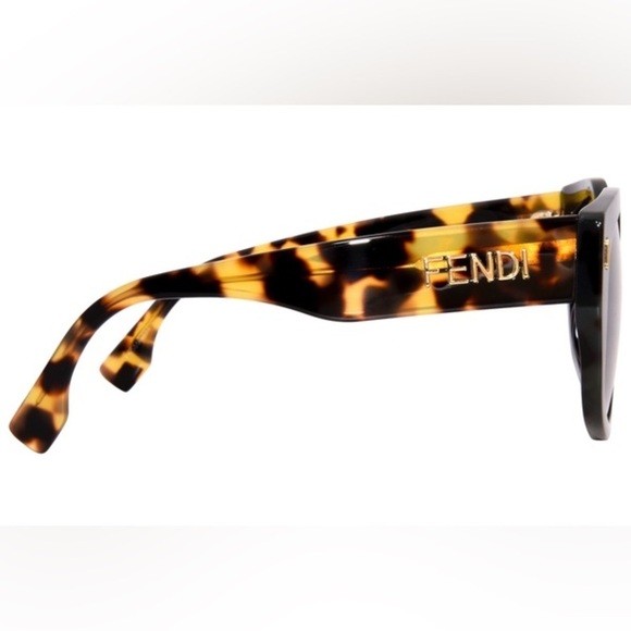 FENDI Smoke Geometric Ladies Sunglasses FE40017I 01A NWT main image 11